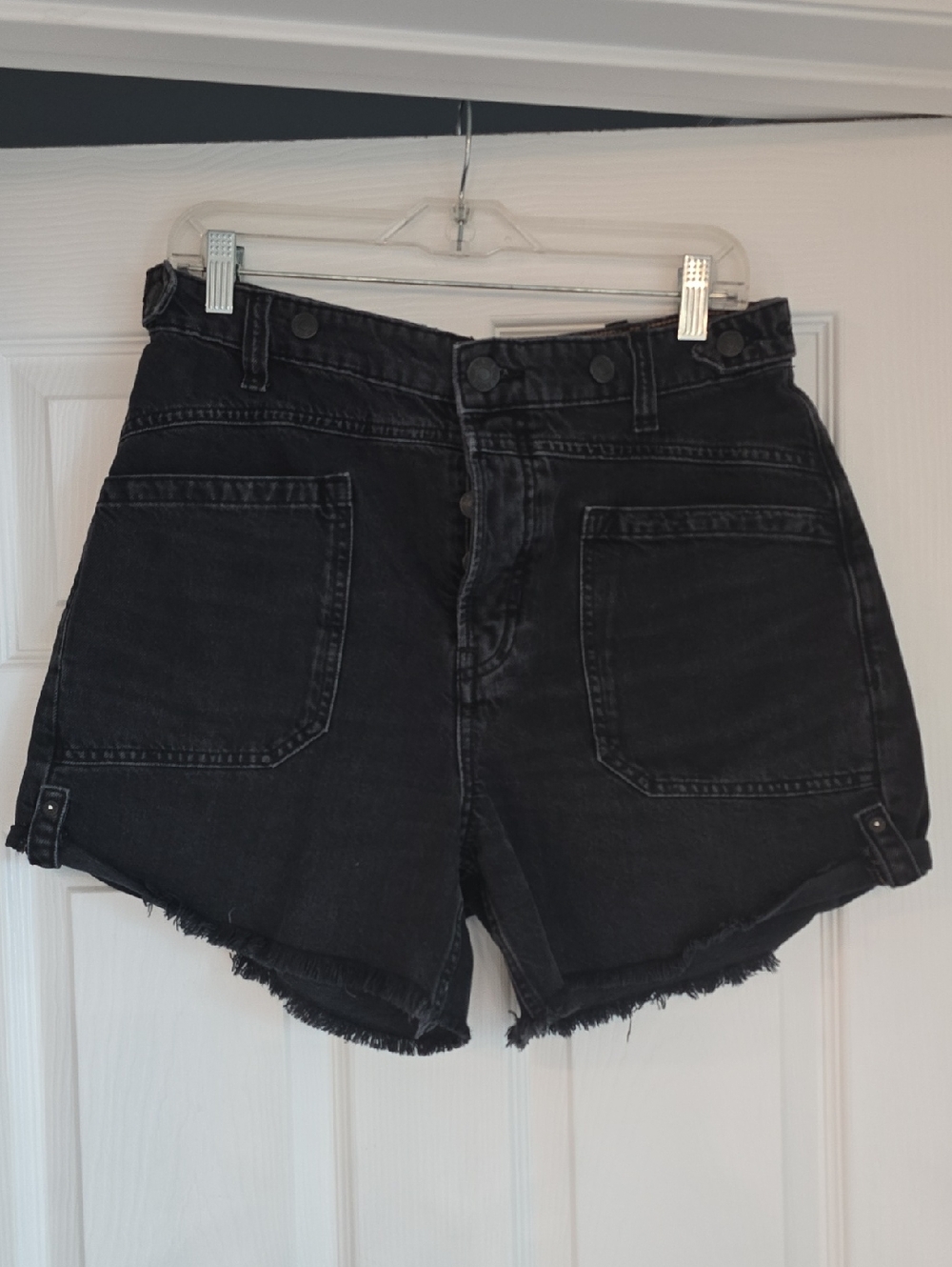 We The Free High-Waist Black Denim Women's Shorts